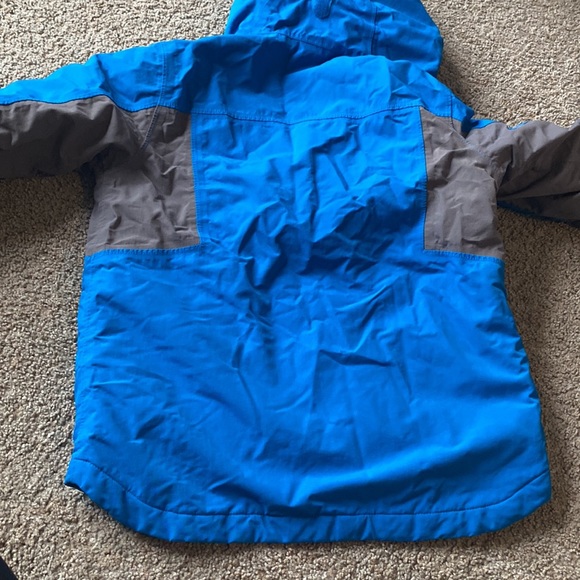 Lands end small 8 bright blue and gray winter jacket - Picture 7 of 7